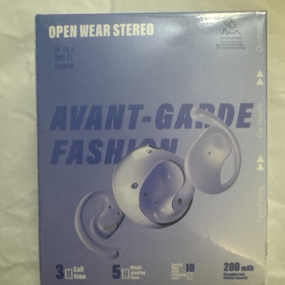 Open Wear Stereo Avant garde Fashion Bluetooth Earbuds